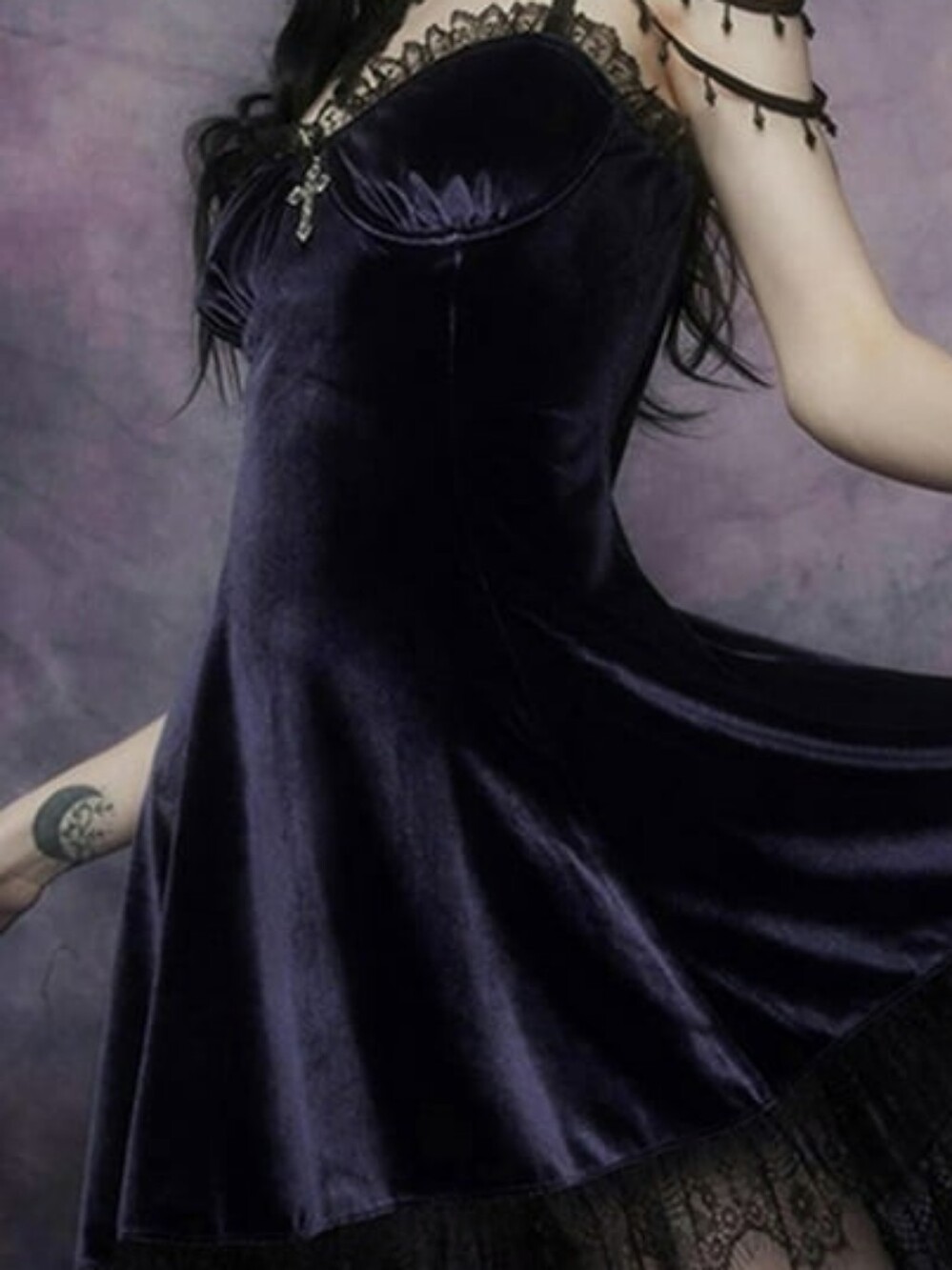Mini Velvet Dress (New) - Picture 13 of 13